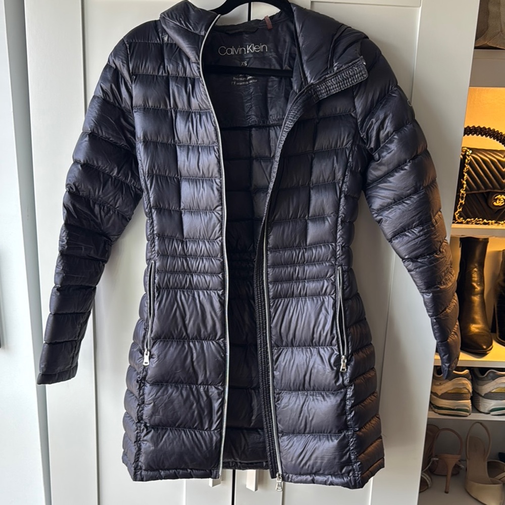 Calvin Klein Women's Black Puffer Coat